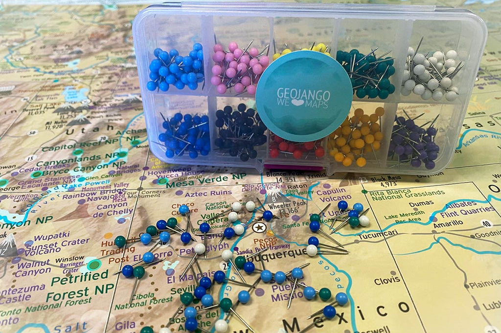 push pins for us map