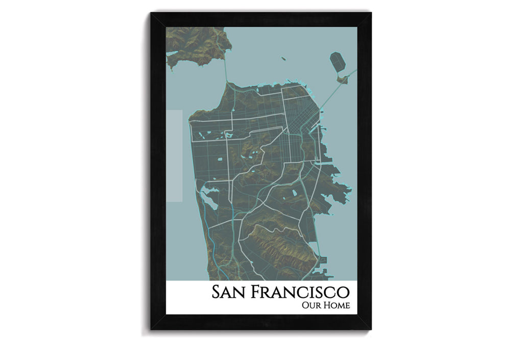 san francisco street map