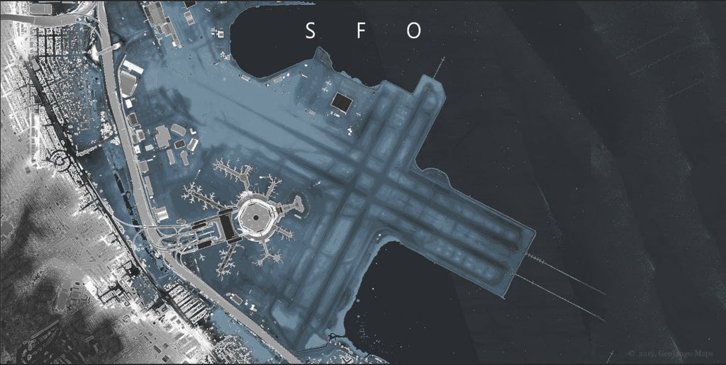 sfo airport map