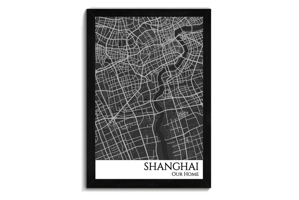 shanghai china map