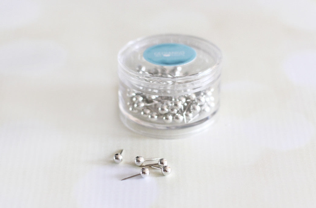Map Pin Silver Silver Map Pins - Silver Push Pins – GeoJango Maps