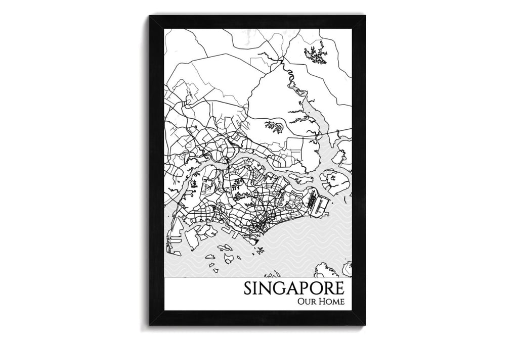 singapore asia map