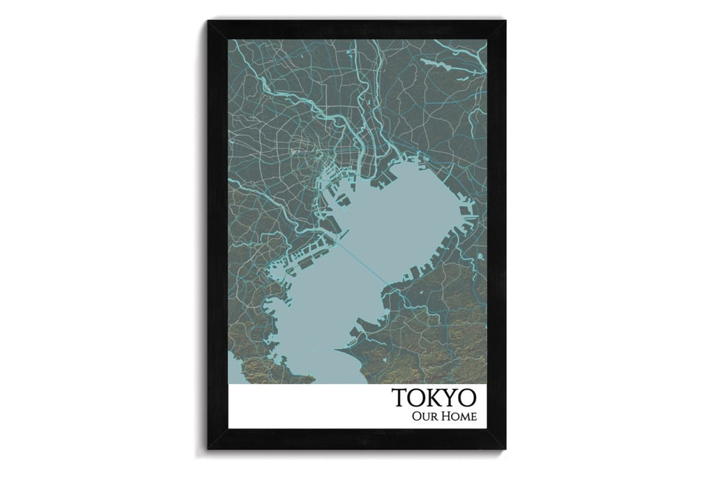 tokyo japan map