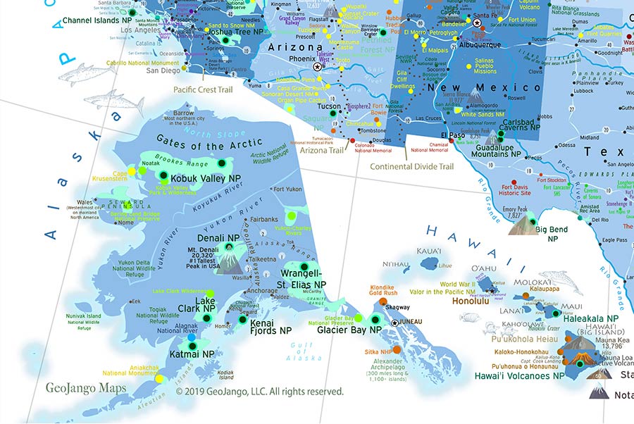 united states map for kids