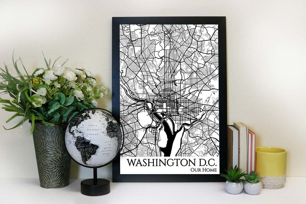 washington dc street map